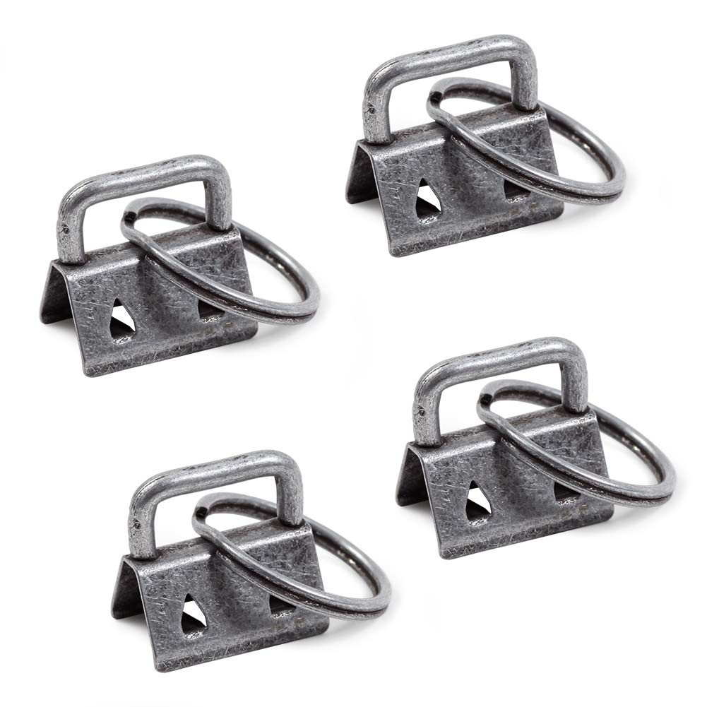 SPEEDWOX Key Fob Hardware with Split Ring Wristlet Sets Webbing Crafts