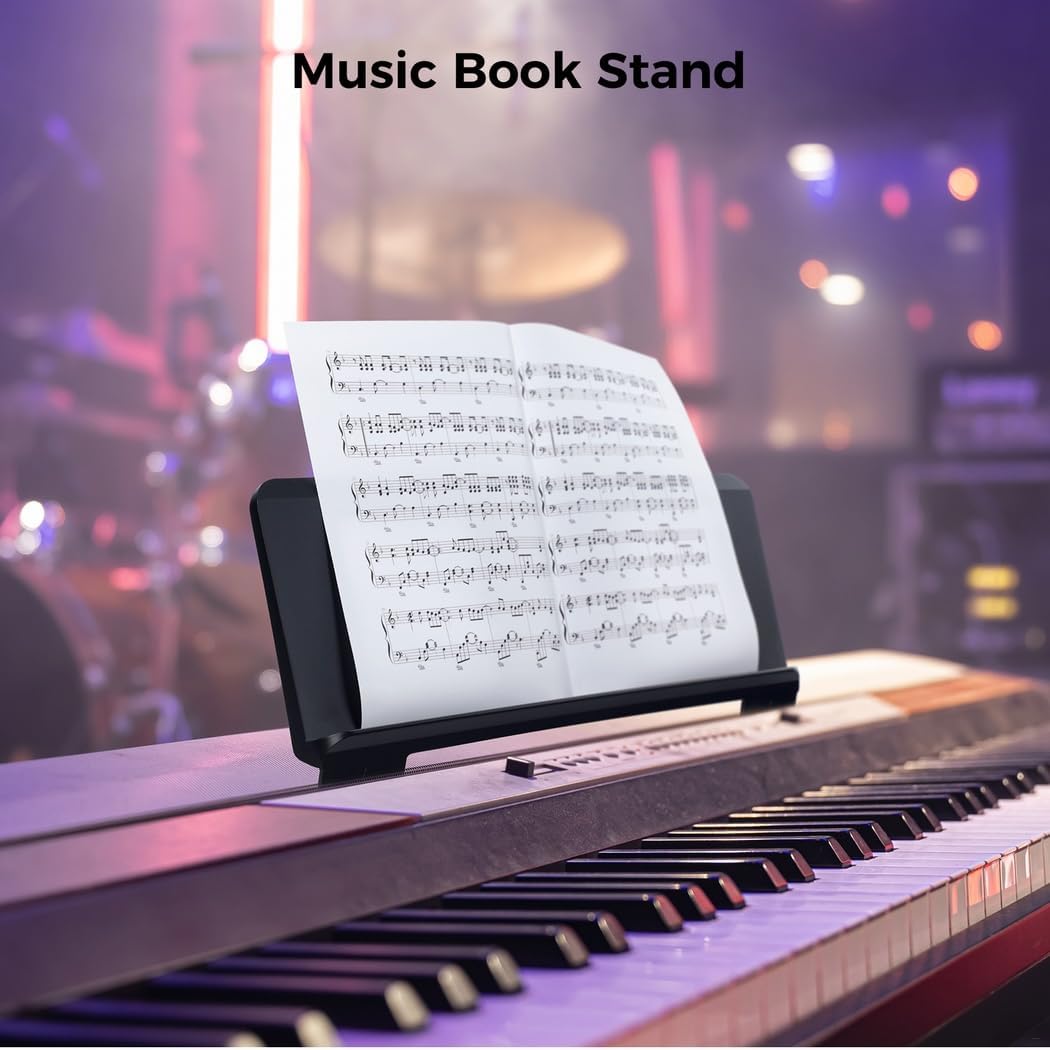 Electronic Keyboard Sheet Holder: Thickened Music Stand for Books and Tablets