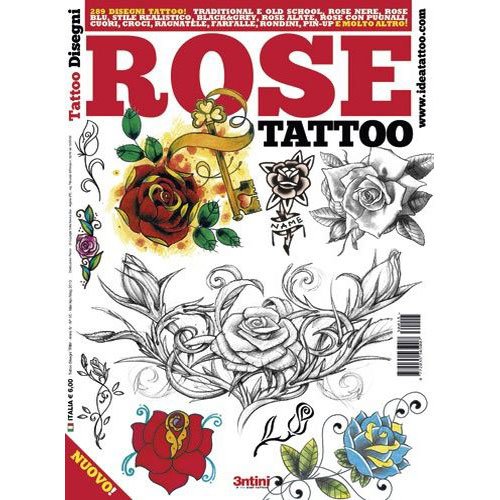 Rose Tattoo Illustration/Tattoo Flash Book Books/Tattoo Flash Art