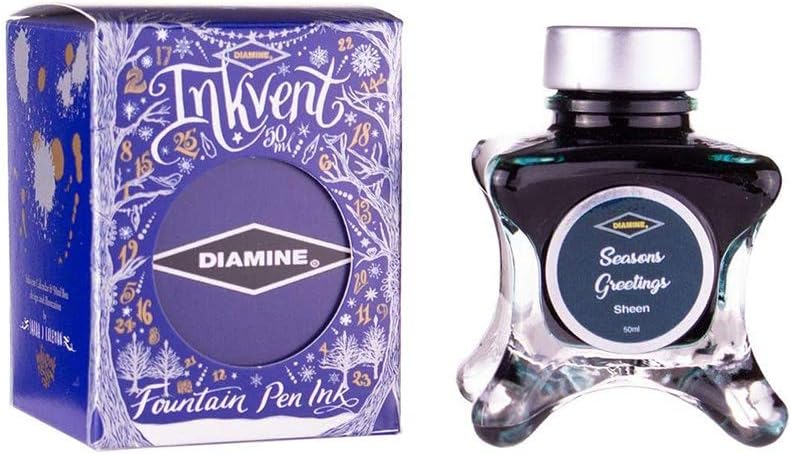 Diamine - Sheen Fountain Pen Ink, Seasons Greetings, 50ml, Inkvent