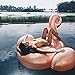 Ginkago Inflatable Flamingo Pool Float Rose Gold Giant Swim Ring Flamingo Float Water