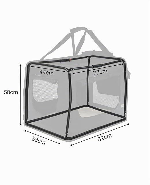 Foto 5 de 7 de lionto Transportín para Perros Bolsa transportín para Perros Transportín Plegable Autobox Bolsa para Animales…
