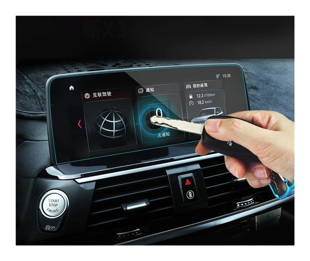 Film protection écran verre trempé pour GPS BMW X3 X4 G01 G02 2018-2020