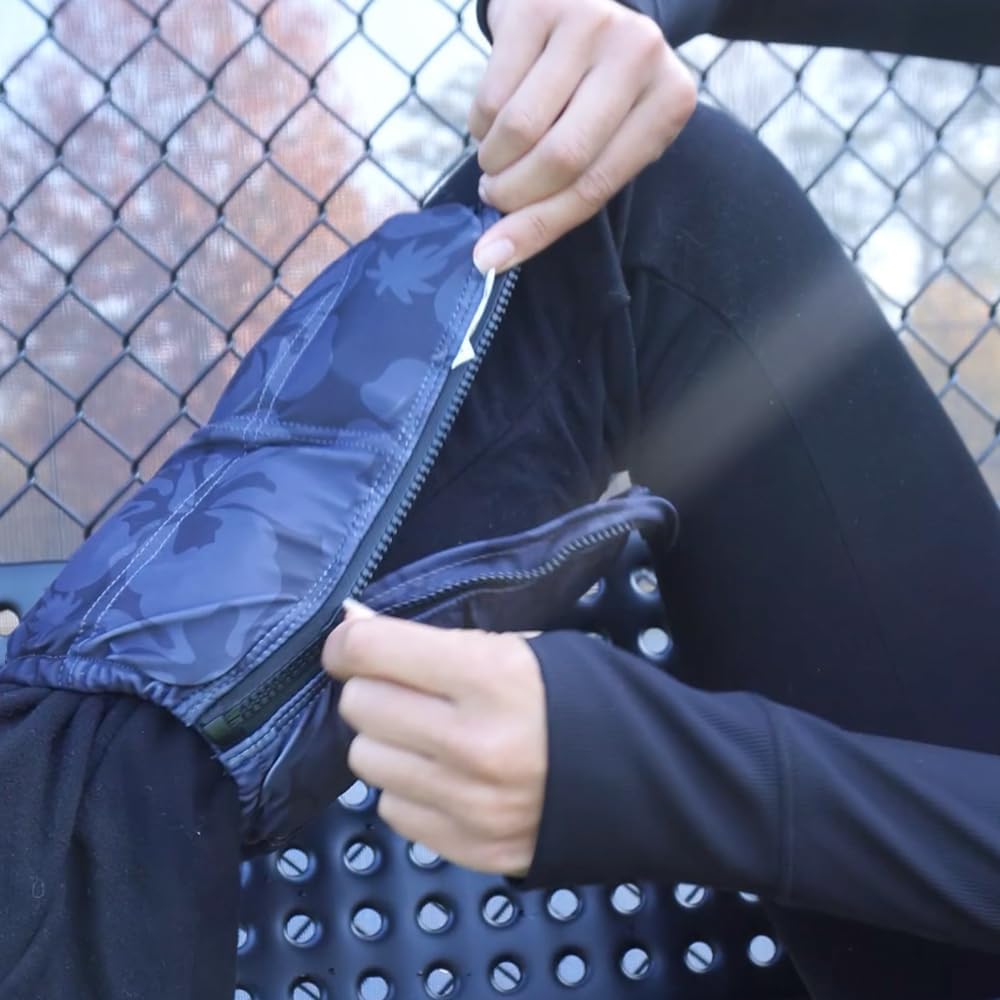 ZipSkurt6 Premium Knee Ice Pack - Easy On/Off Modular Ice Therapy Wrap with Quick-Release Zipper, Adjustable Knee Compression Sleeve for Sports, Fitness & Everyday Use