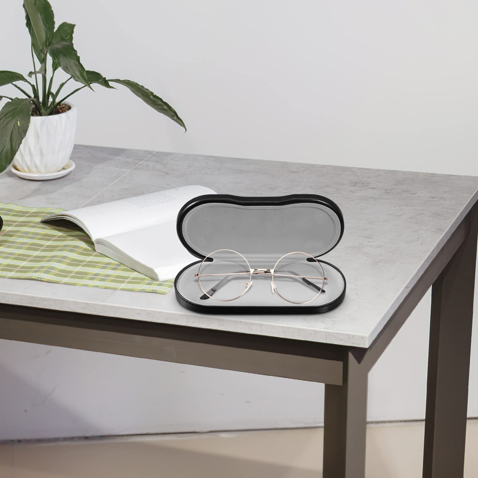 GALPADA Organizer Per Occhiali Contenitore Per Occhiali Portatile Contenitore Per Occhiali A Doppio Scopo