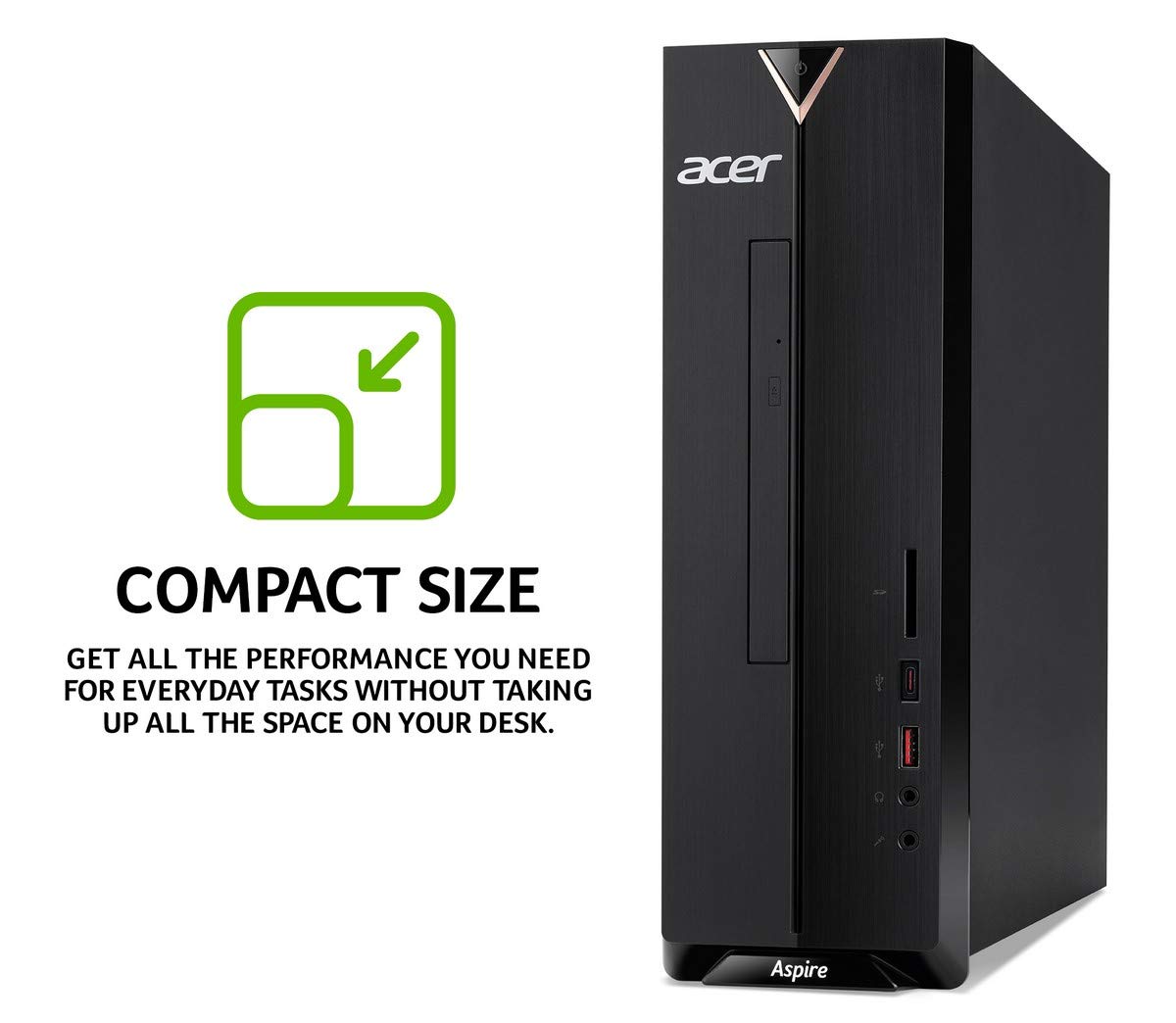 acer Aspire XC-330 Desktop PC (Intel Pentium J5040D, 4GB RAM, 1TB