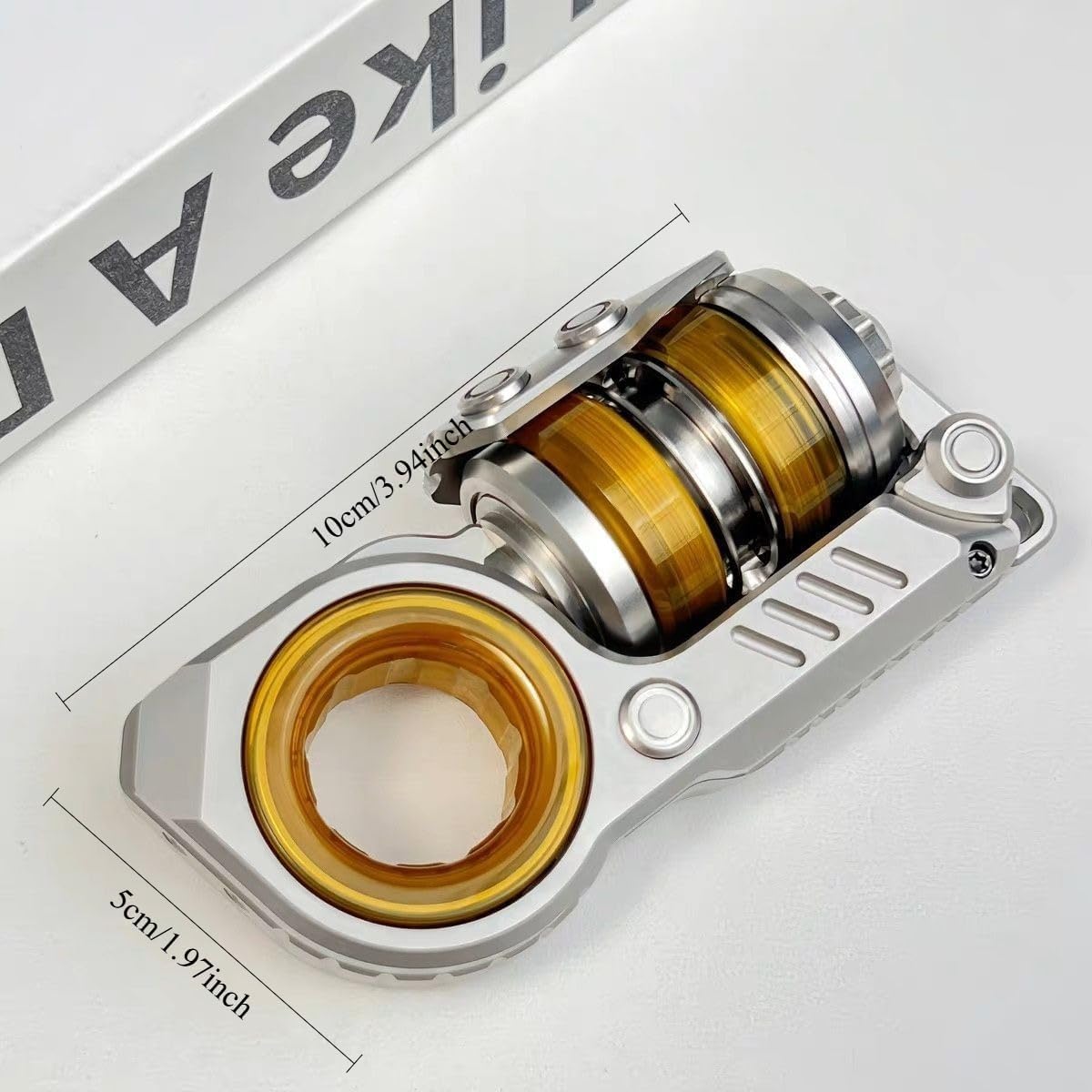 磁気スライダー 金属製 EDC フィジェットトイ - ストレス解消・集中力