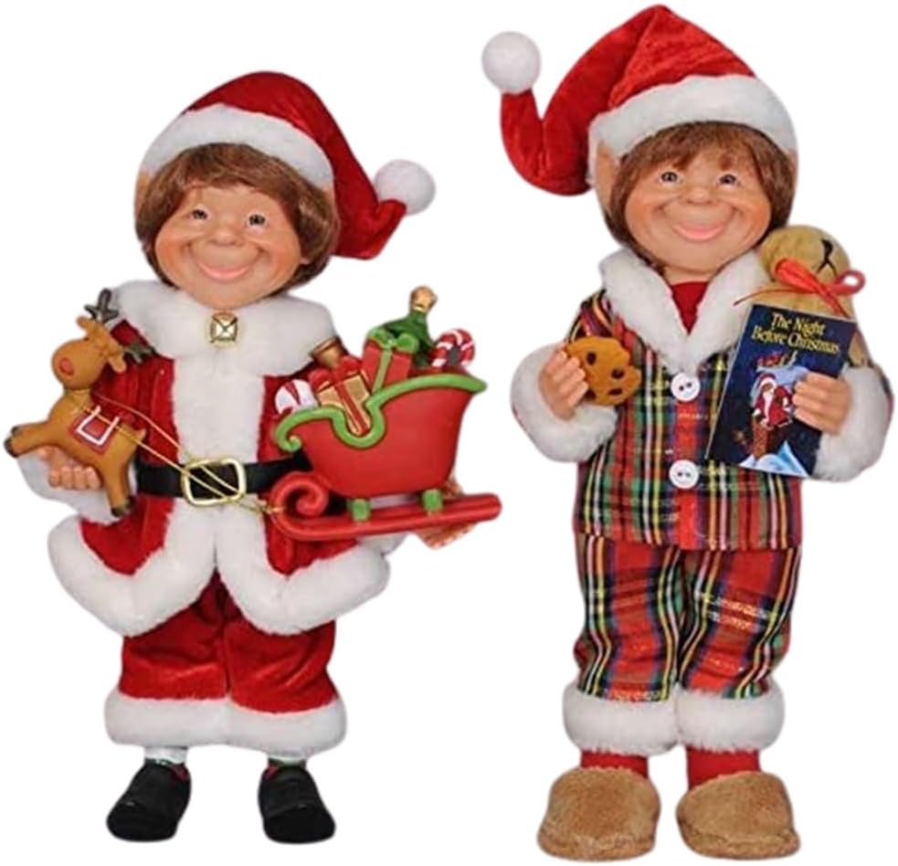 Karen Didion Traditional Elf Set of 2 : Amazon.ca: Home