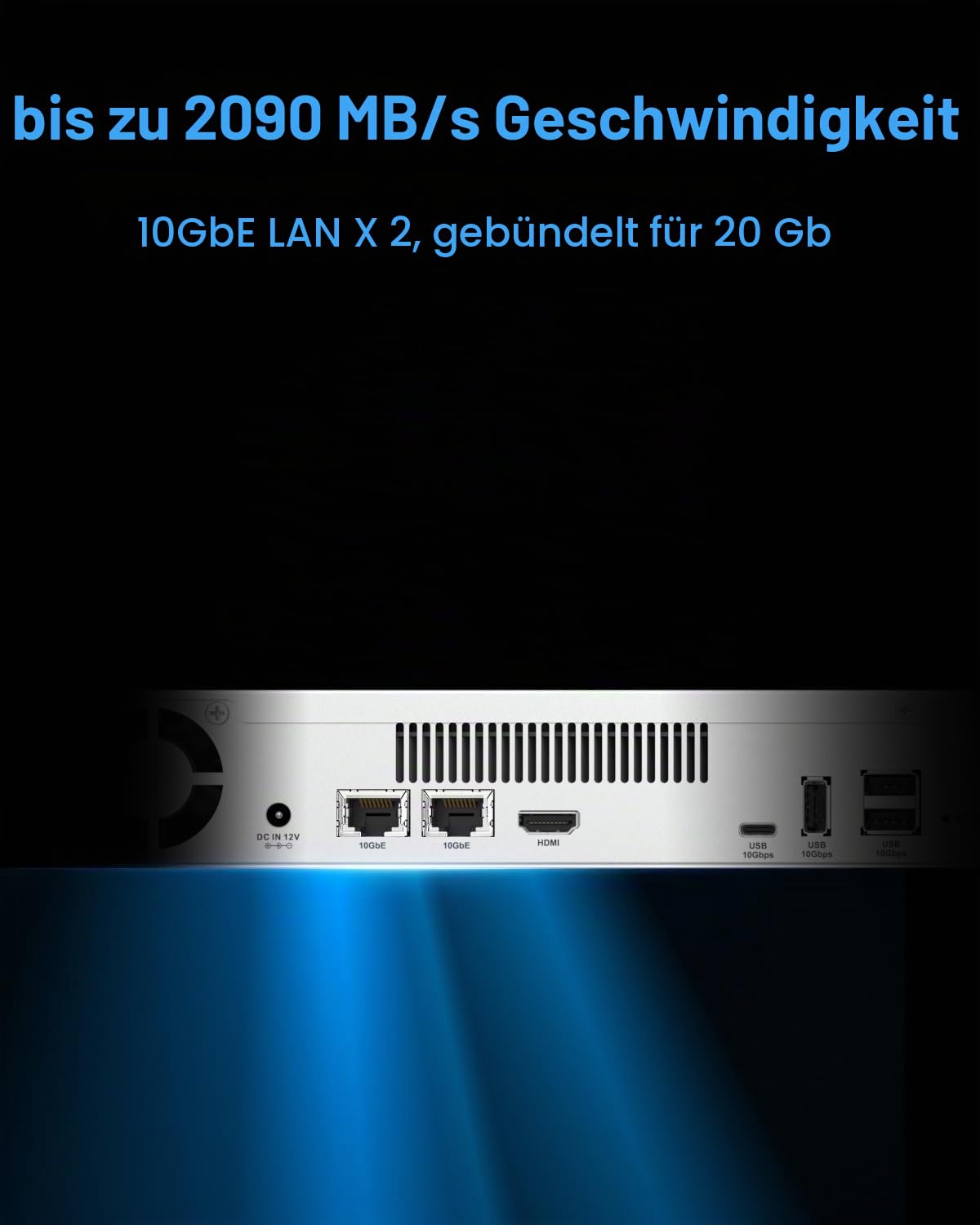 TERRAMASTER U4-500 4Bay Ultra-Short Rackmount NAS für Unternehmen (Diskless)