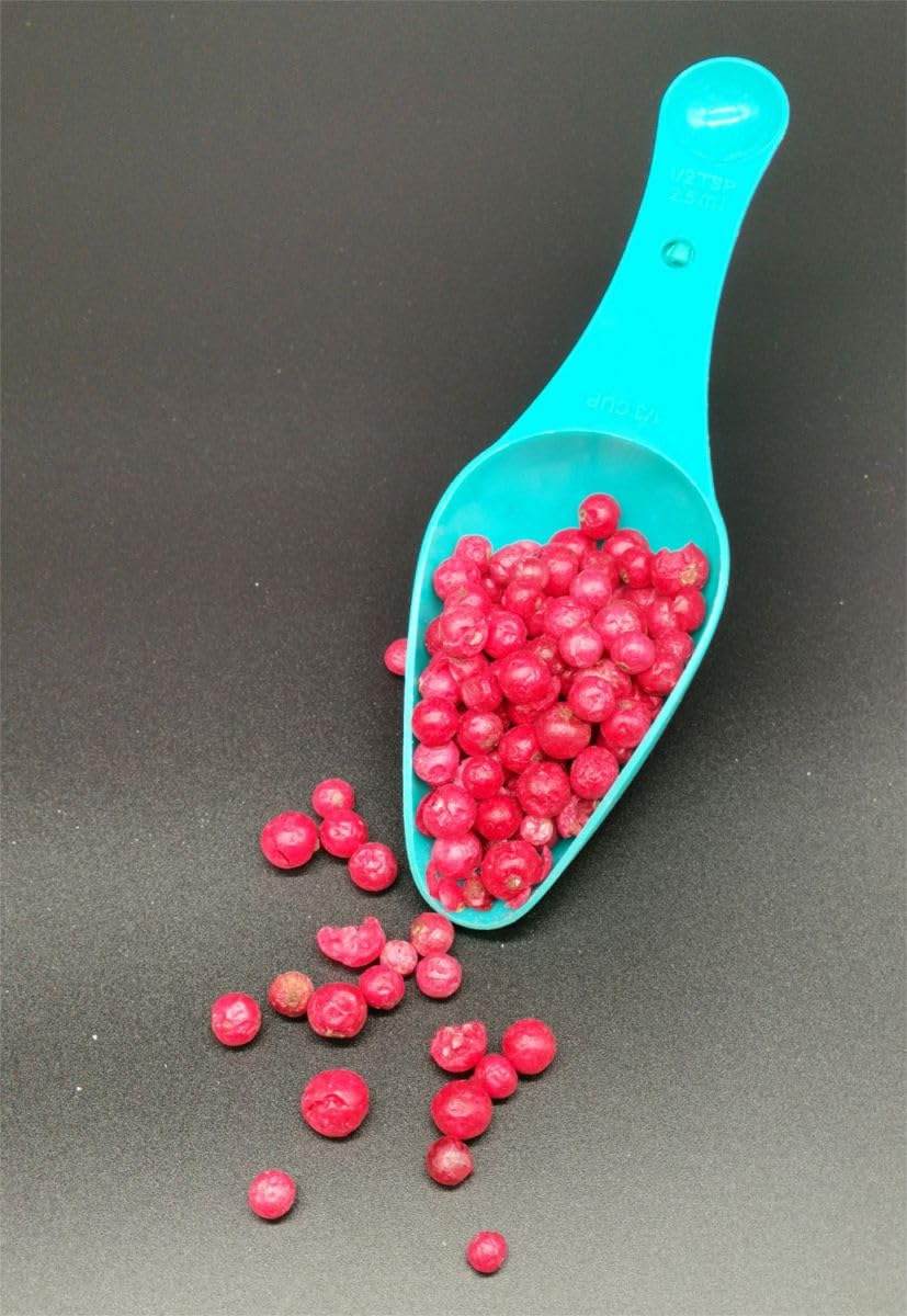 Müsli Mühle Bio Rote Johannisbeeren gefriergetrocknet I 100% Frucht I Ohne Zuckerzusatz I Trockenfrucht I Beeren Obst I 1000g