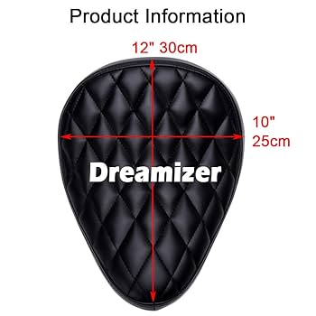 DREAMIZER Fotel motocyklowy, solo, ze wspornikiem