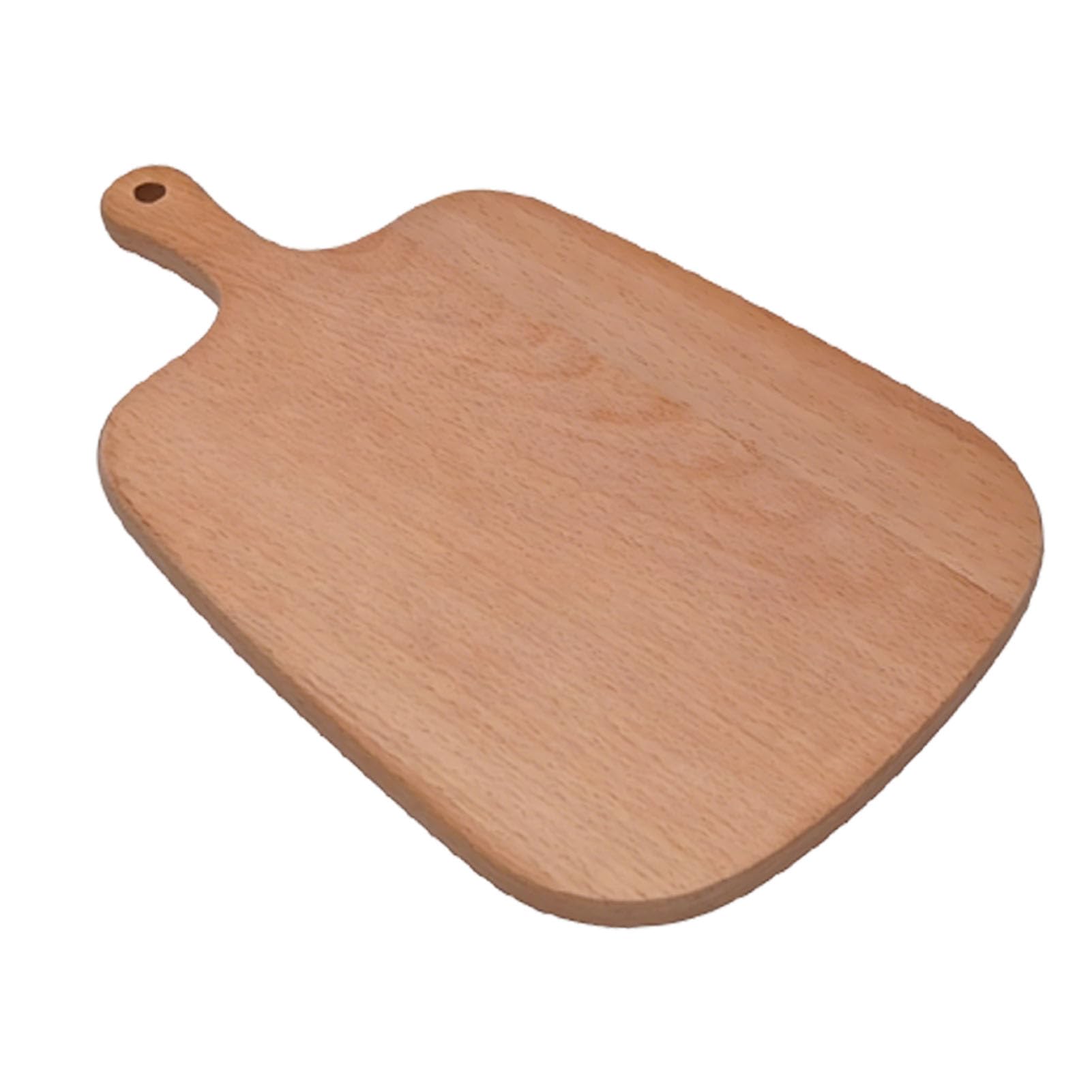Greensen Tabla de Cortar de Madera, Tabla de Cortar de Madera de Haya con, 13 X 7,87 X 0,59 Pulgadas, de Embutidos de para Queso, Carne, Verduras, Cocina, Servicio en el Hogar (#1)
