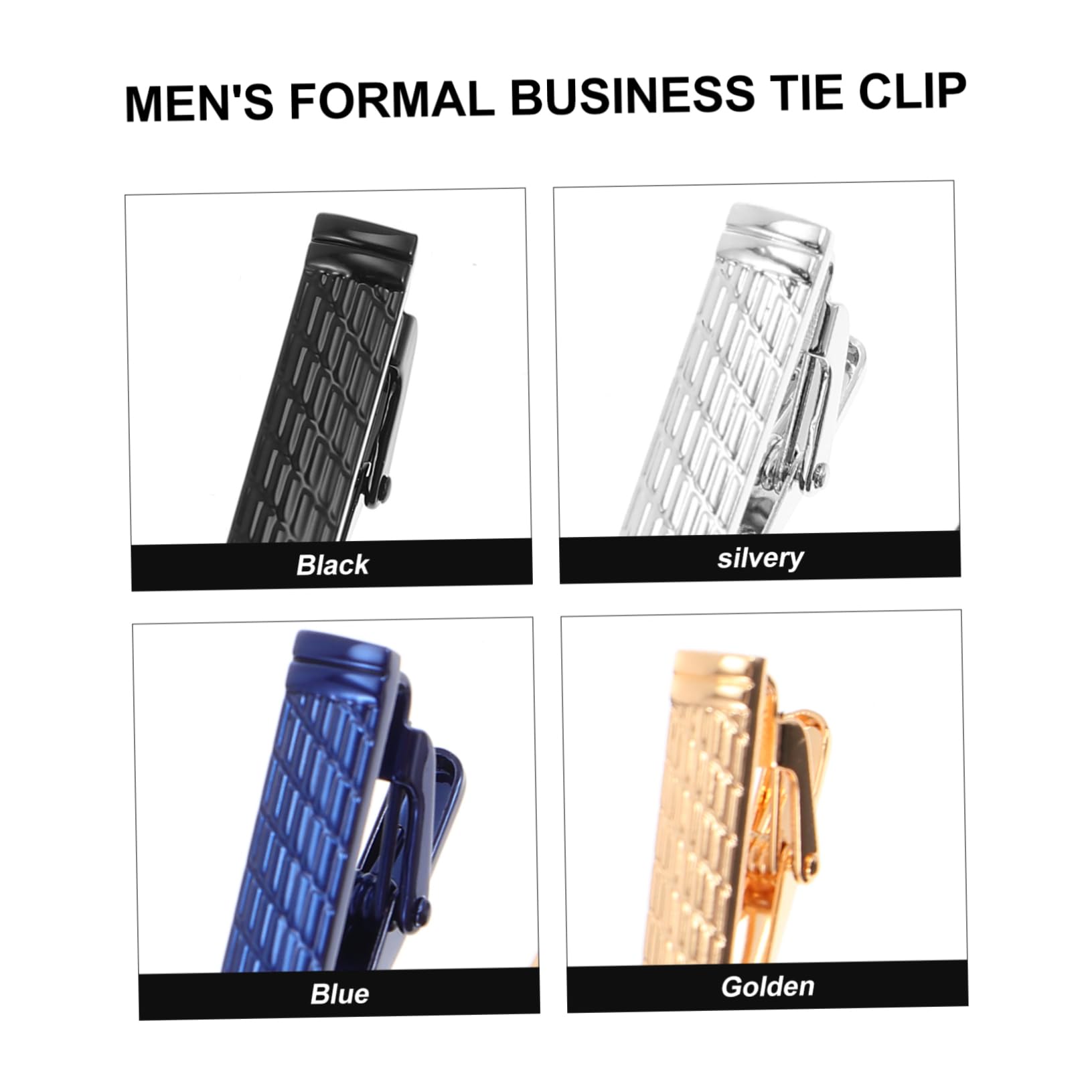 12piezas Clip De Corbata De Cobre Elegante Para Hombres De Práctico y Duradero Para Negocios y Ocasiones Especiales