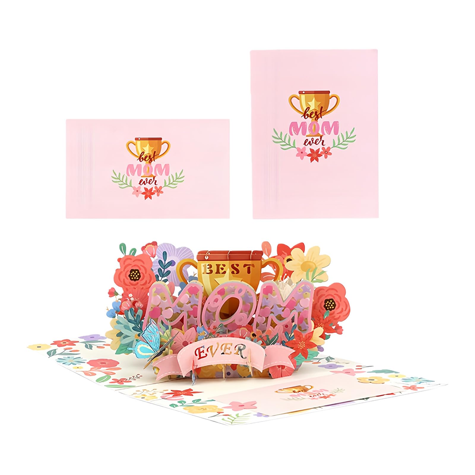 Kalttoy Greeting Card Paper Carving Mother ' s Day Card for Mom Grandma Birthdays Festival Celebration GreetingCard