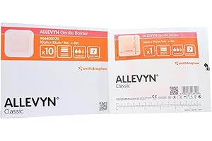 Smith & Nephew Allevyn Gentle Border Silicone Foam Dressing 4x4