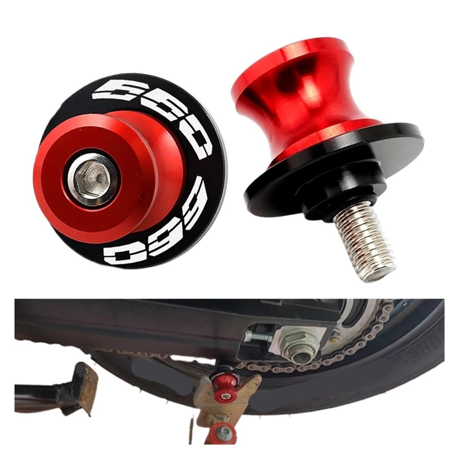 Support Bras Oscillant Arrière CNC Pour Triumph Trident 660 2021-2023 - Aluminium, Vis M8, Accessoire Moto