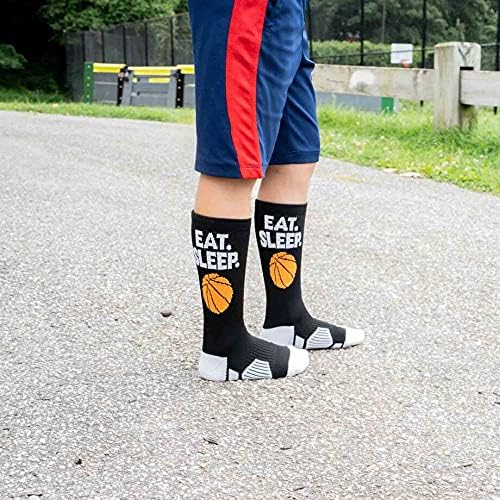 ChalkTalkSPORTS Elite Basketball Socks | Performance Mid Calf Socks with Ball | Youth & Adult | Men & Women | Multiple Colors - Image 5