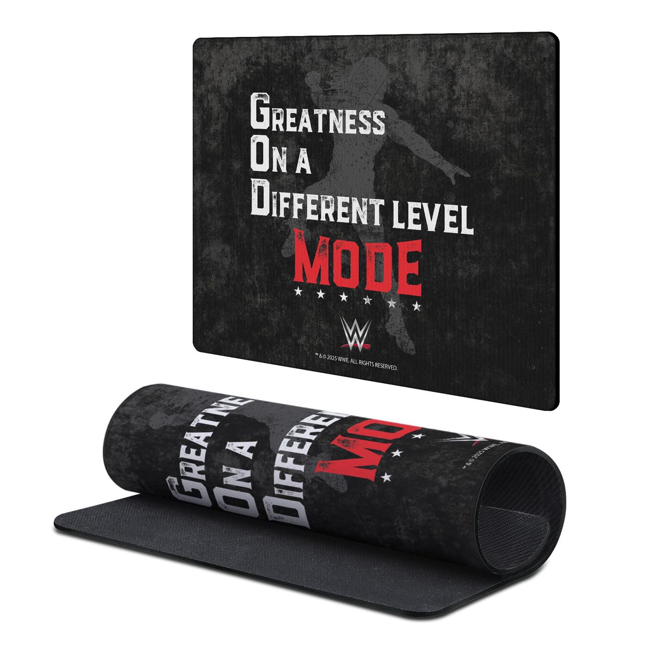 Head Case Designs Officially Licensed WWE Distressed Logo Roman Reigns 9.84 x 11.81 x 0.12 inches (250 x 300 mm) - S Gaming Office Desk PC Keyboard Mouse Mat Pad โ image 1
