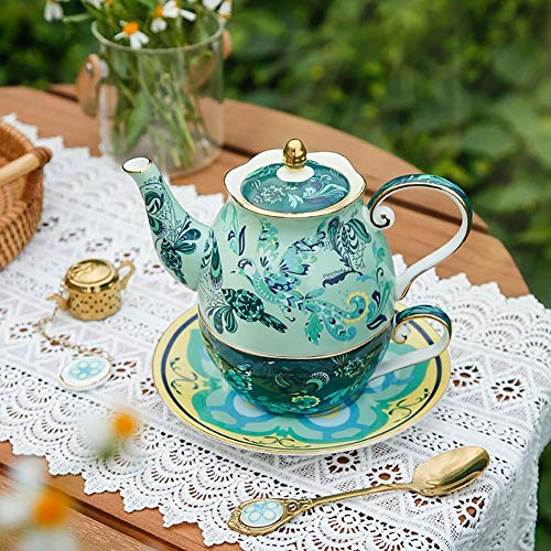 Con burbujas desmontables, tetera de calor, máquina de té perfecta, escritorio de oficina y vaso de regalo para té… - Imagen 4