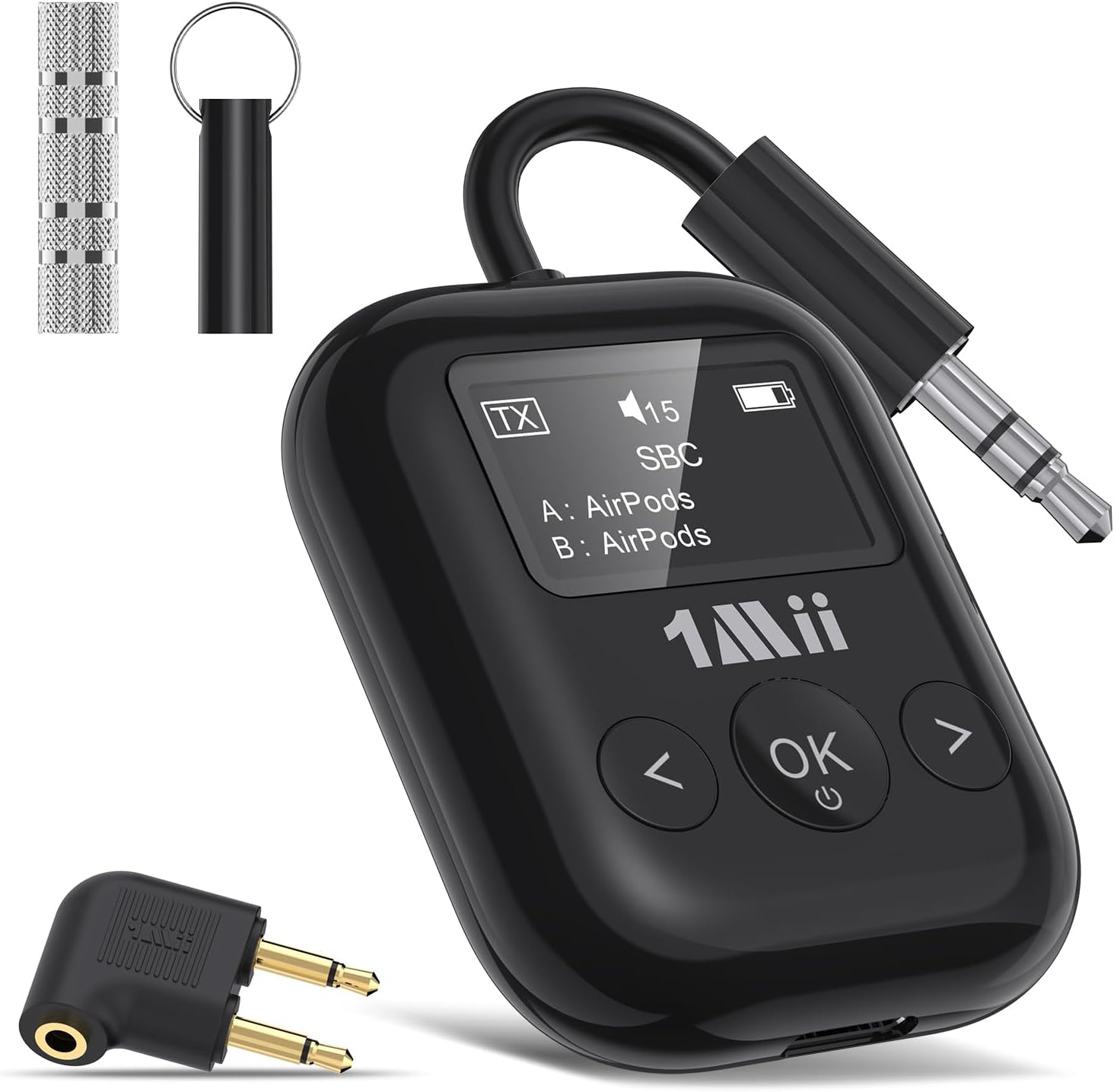 TV hearMore Bluetooth Auracast オーディオトランスミッター TV