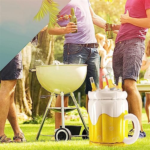 Cubo de hielo portátil inflable para evitar bebidas calientes en tus barbacoas 4