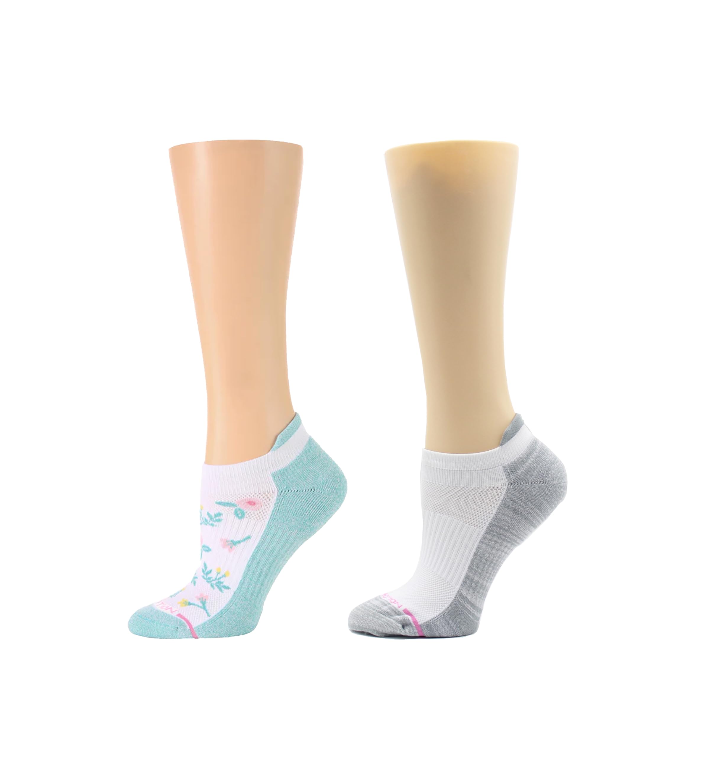 Dr. Motion womens 2pk Compression Low Cut Socks