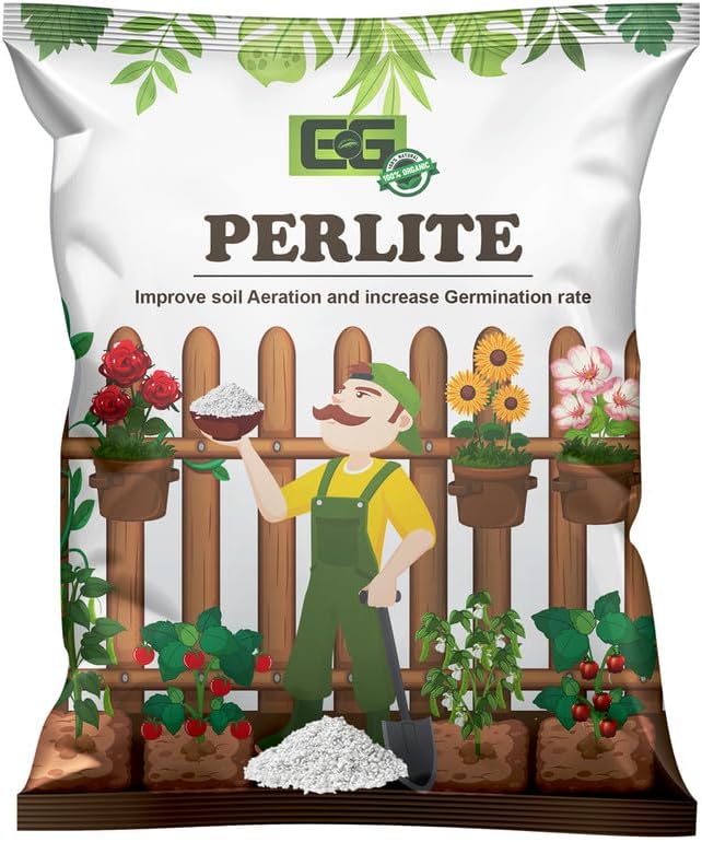 EG ELAMGREEN Perlite Plus for Plants Potting Soil Mix (2, Kilograms)