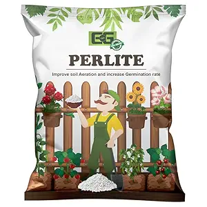 Elamgreen Perlite for Plants Potting Soil Mix for Succulents Cactus Plants (15, Kilograms)