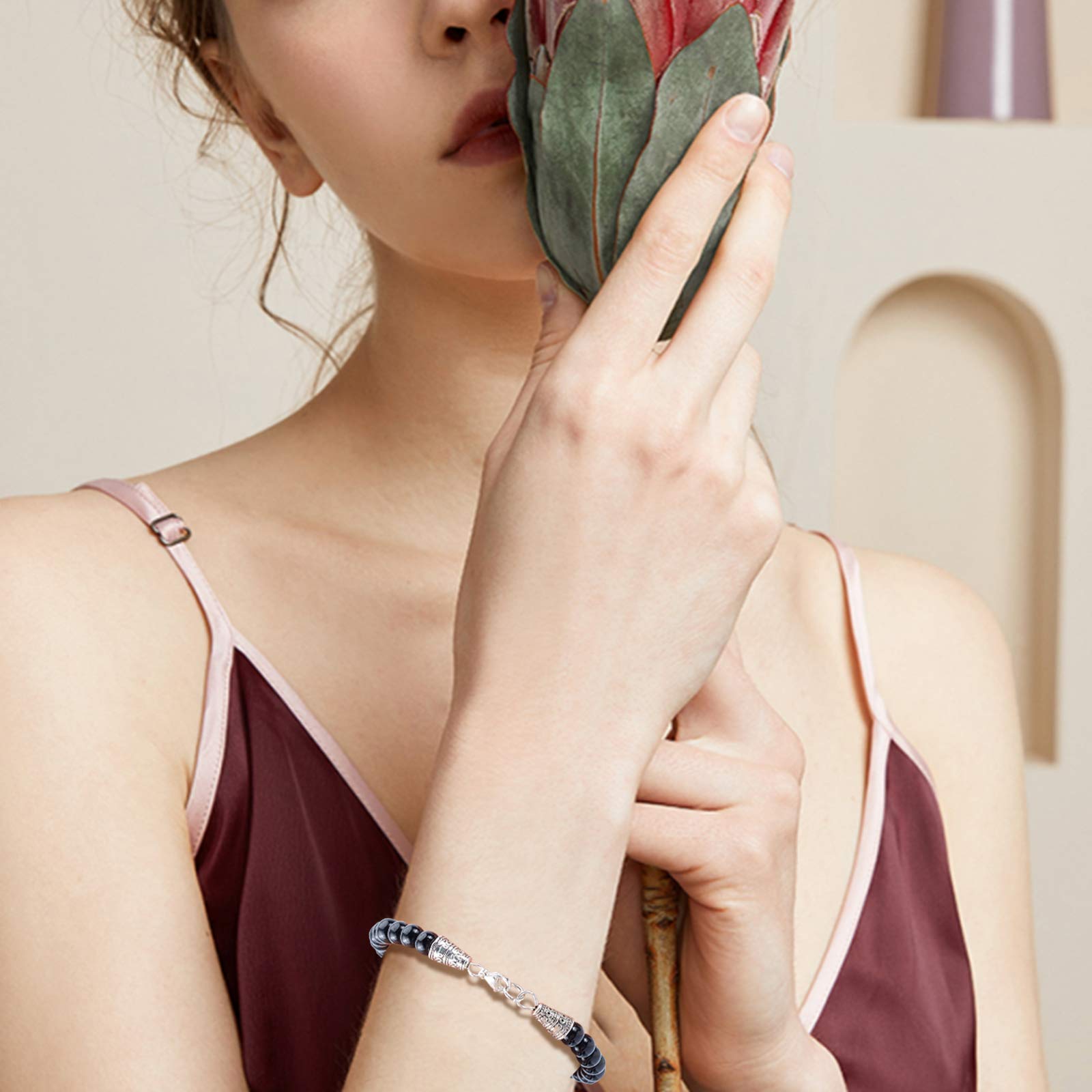 Craftdady 80 Tappi Per Cono, In Lega Tibetana, Con Fiori In 10 - Foto 8