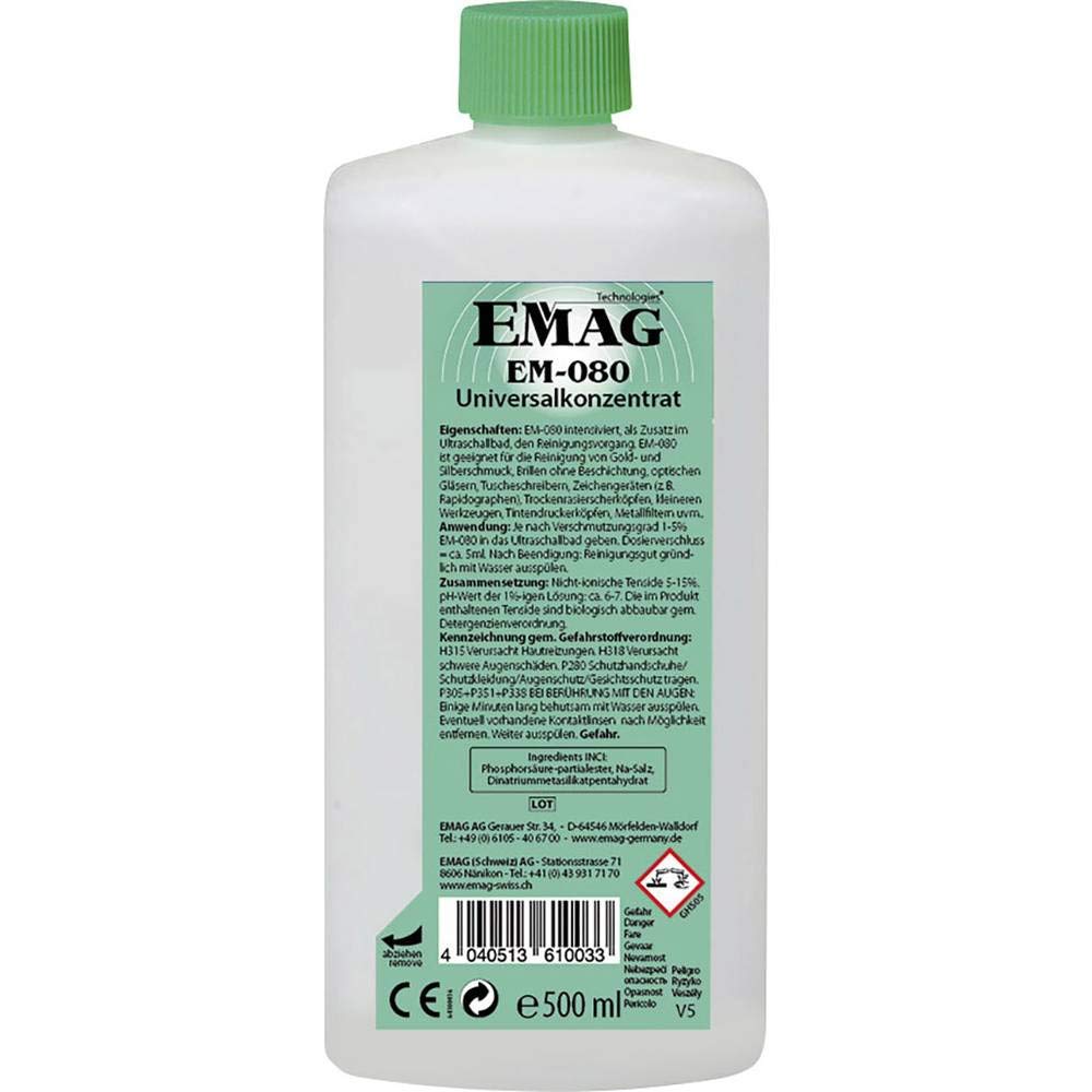 Emag EM080 fluide de lavage universel pour l'entretien des pièces de valeur