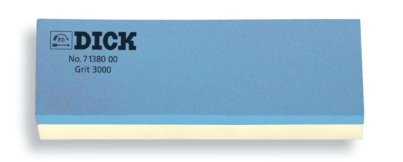 F. DICK Pietra affilatrice a grana 3000/5000, smerigliatrice a umido, con supporto angolare, molto resistente, per una perfetta affilatura, affilatura in spugna, affilatura 71380000, blu