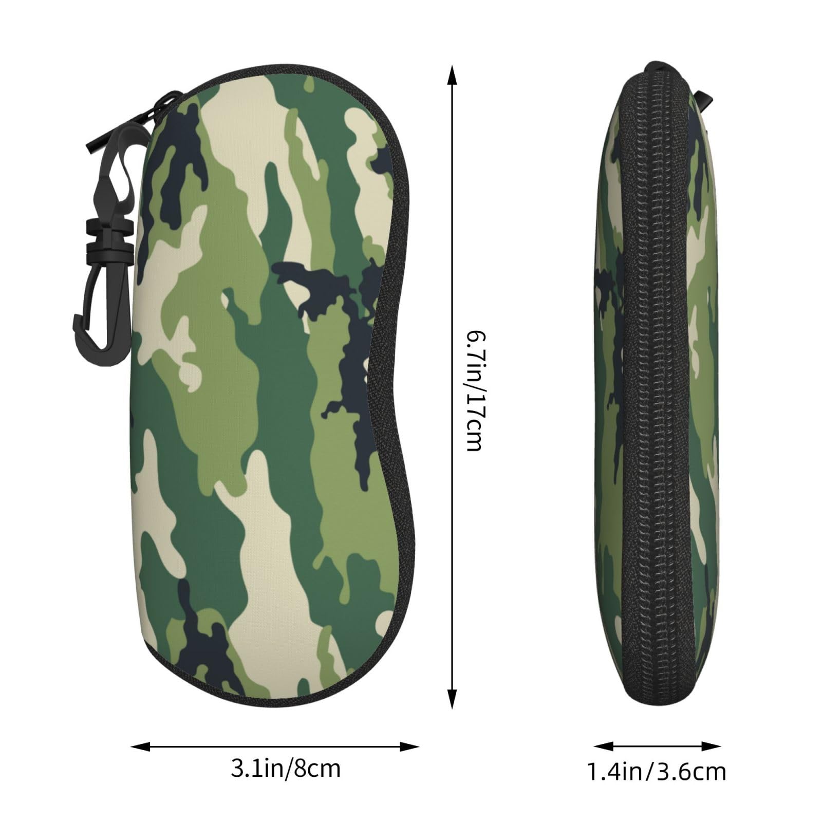 Amazon.co.jp: メガネケース 迷彩 カモフラ柄 サングラスケース 眼鏡