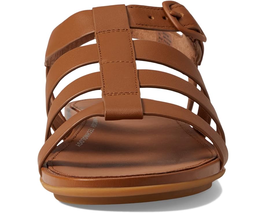 FitFlop Gracie Rubber-Buckle Leather Fisherman Sandals - Top View