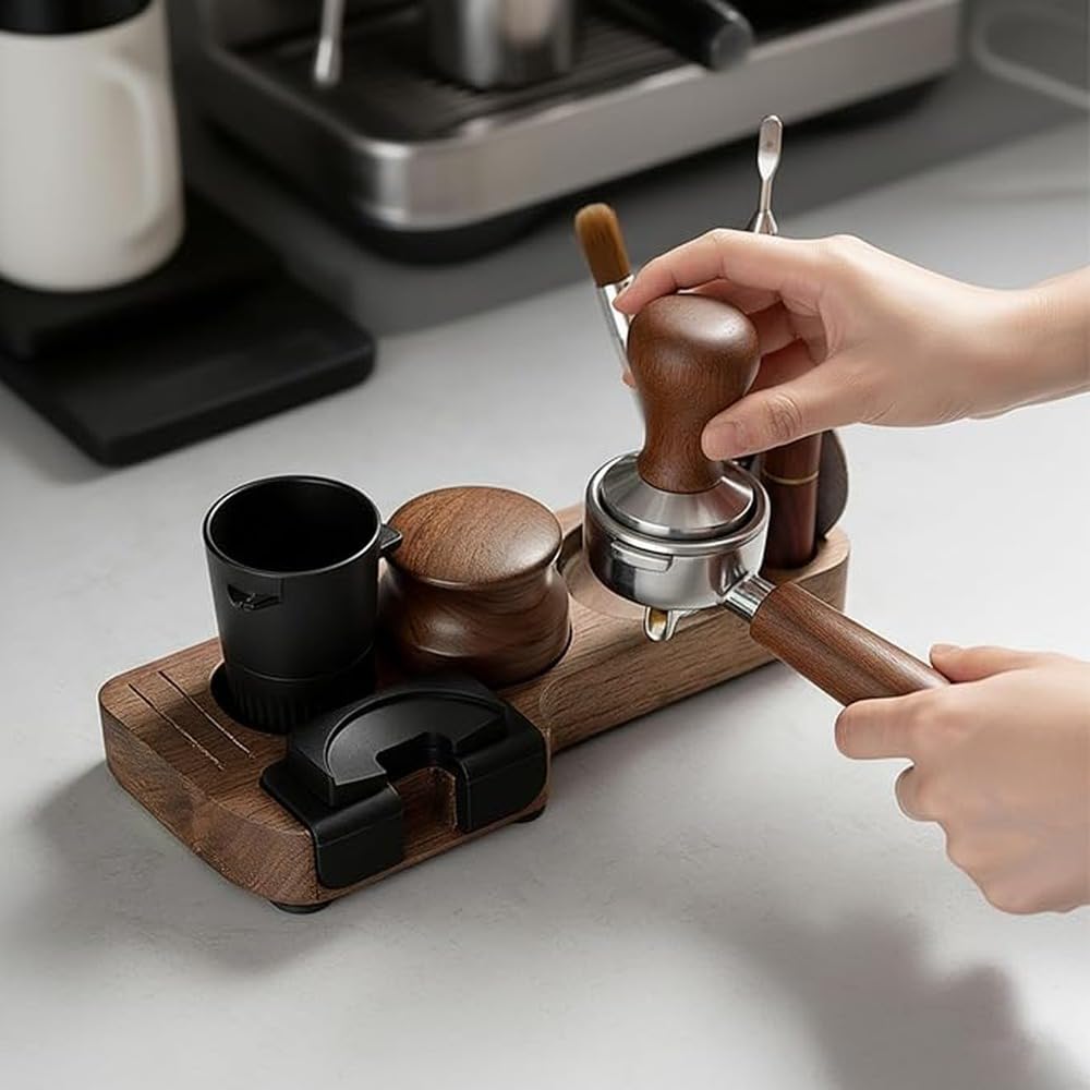 Tapete para prensar café de Para,58 mm, base cuadrada pequeña