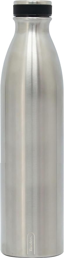 TANDEM - Botella Agua Acero Inoxidable 1 Litro - Acero, Botella Térmica para Adultos Unisex - Termo Agua Fría y Caliente