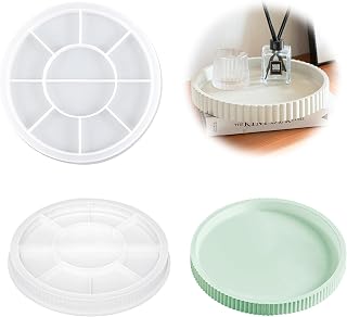 Silikonform Schale Tablett Rund, Silicone Molds Tray 22.5cm