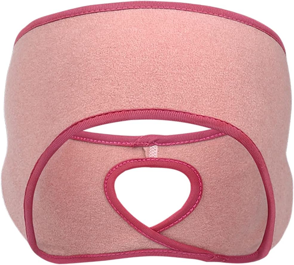 Women Ponytail Headband Fleece Ear Warmer Winter Earmuffs Warm Cover Running Ski