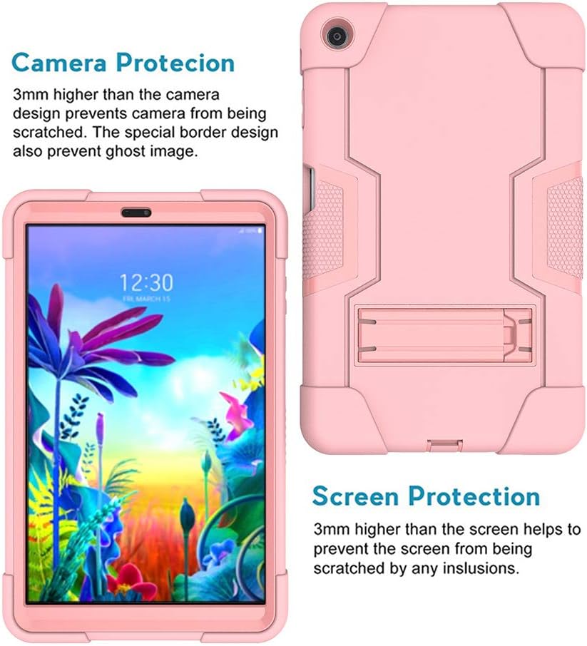 Blасk Frіdау - 50% оƒƒ Cherrry for LG G Pad 5 10.1 Inch Tablet Case,Heavy-Duty Drop-Proof and Shock-Resistant Hybrid case(with Built-in Stand), for LG G Pad 5 10.1 inch FHD Tablet 2019 (Rose Gold)