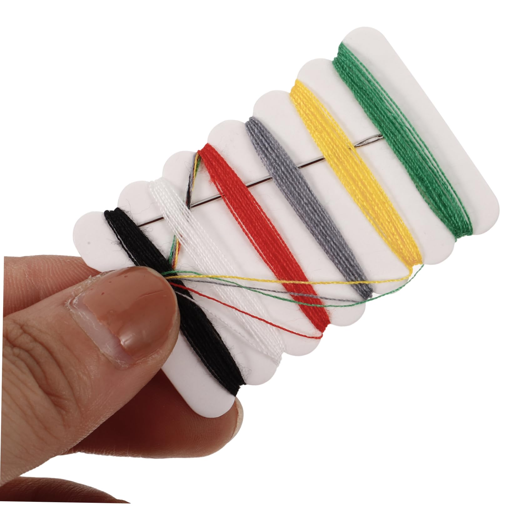 Kit de Costura Portátil Hogar 100 Piezas, Agujas, Botones y Hilos Surtidos, Multifuncional y Compacto para Alfombras y Confección de Vestidos Color Aleatorio