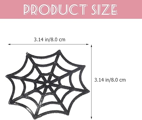 Miniatura 4 de IMIKEYA Juego de 25 adornos en miniatura de Halloween, mini figurita de araña falsa sombrero de bruja de Halloween, escoba de Halloween, accesorios