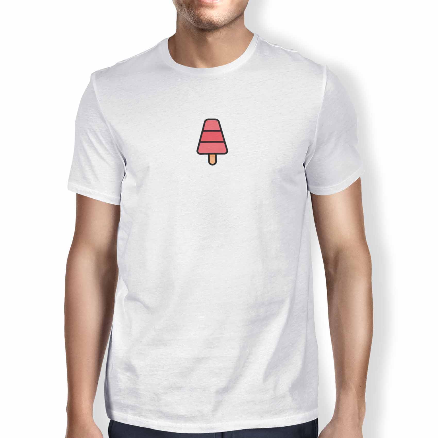 Green Fish Men's White Fdmtsi-100359 T-Shirt, M