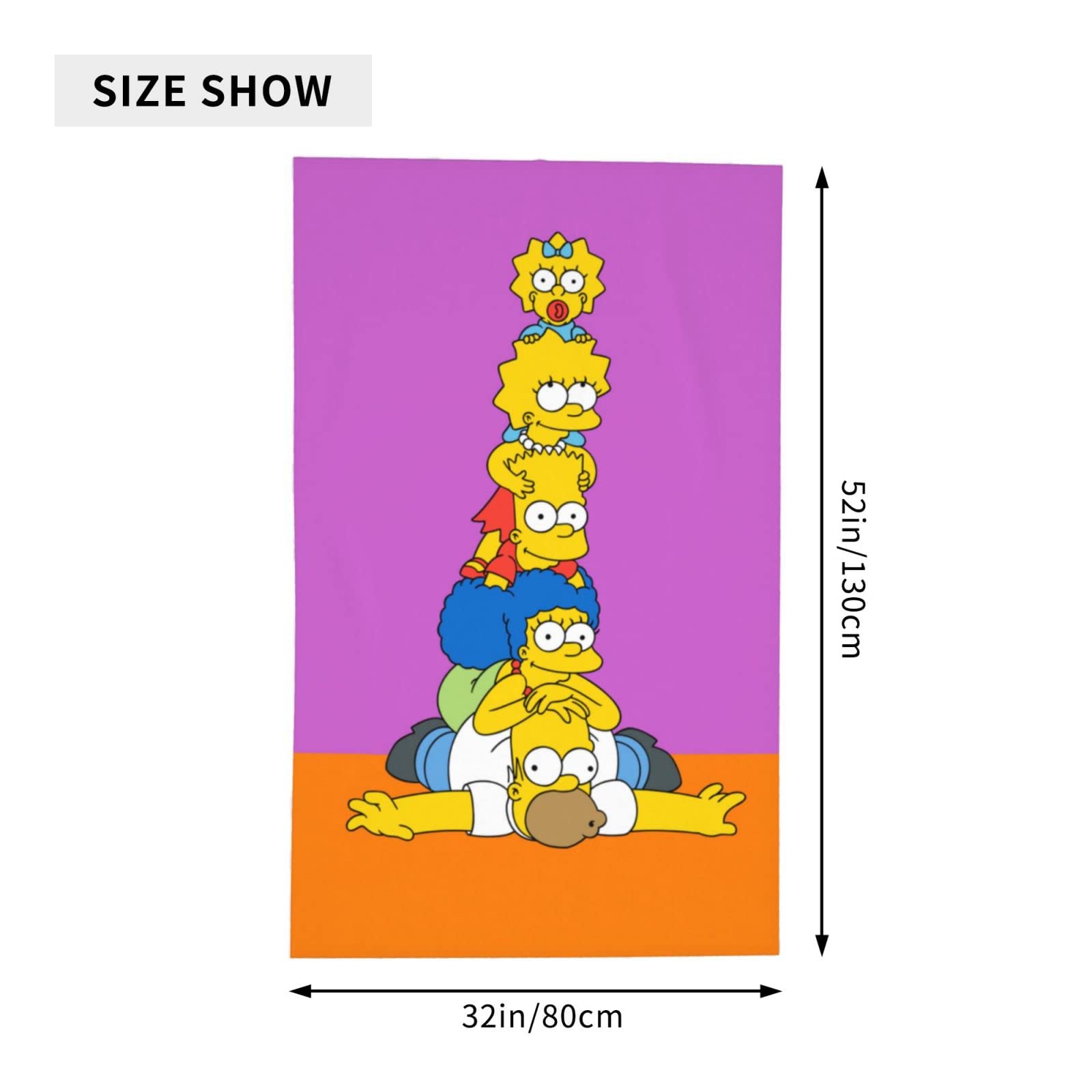Amazon.co.jp: Simpsons Bath Towel, Large, Water Absorbent, Face