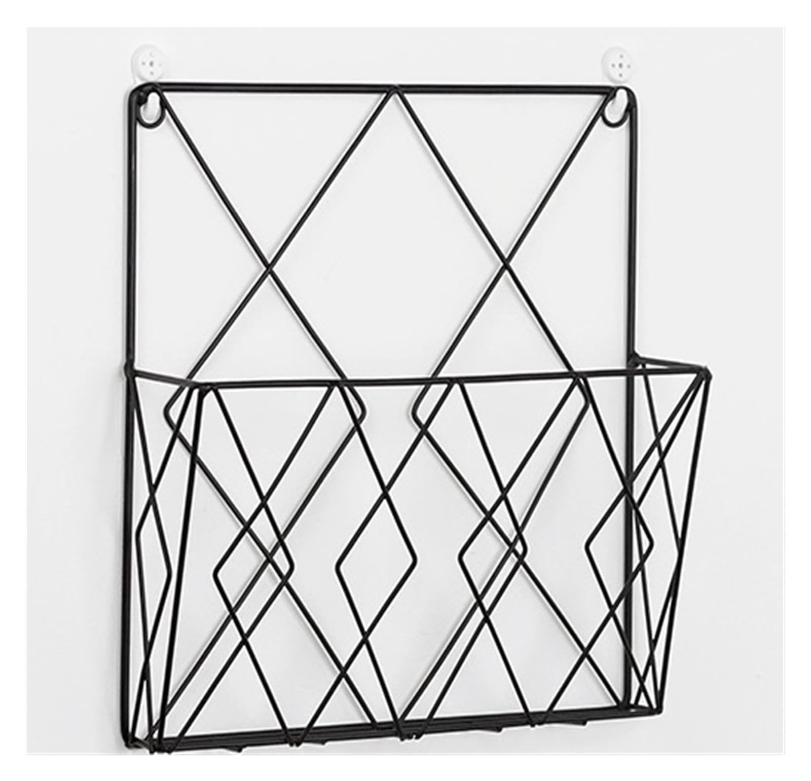Portadocumenti da parete Riviste montate a parete Scaffale for giornali for libri da ufficio in casa Cartella for file di giornali Espositore da tavolo da tavolo nero(Black)