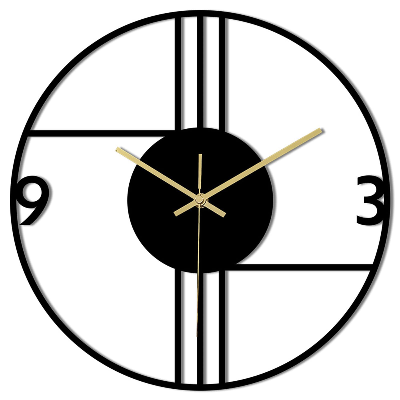 HDOYTXXM Quiet Operate Decoratives Wall Clock Quiet Movement Elegant for Modern Offices Decors