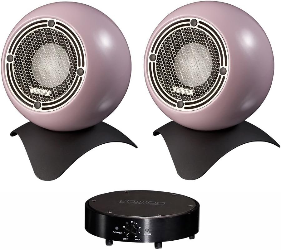 Mission Audio M-Isphere Mini Dune 2.0 Compact Loudspeaker System (Pink Blush, 1 Pair)