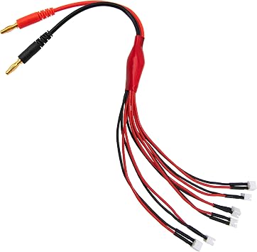 1Pcs ShareGoo 6X JST-PH to 4mm Banana Parallel Adapter Battery Charging Lead Cable for RC Car Quadcopter Truck Lipo Battery