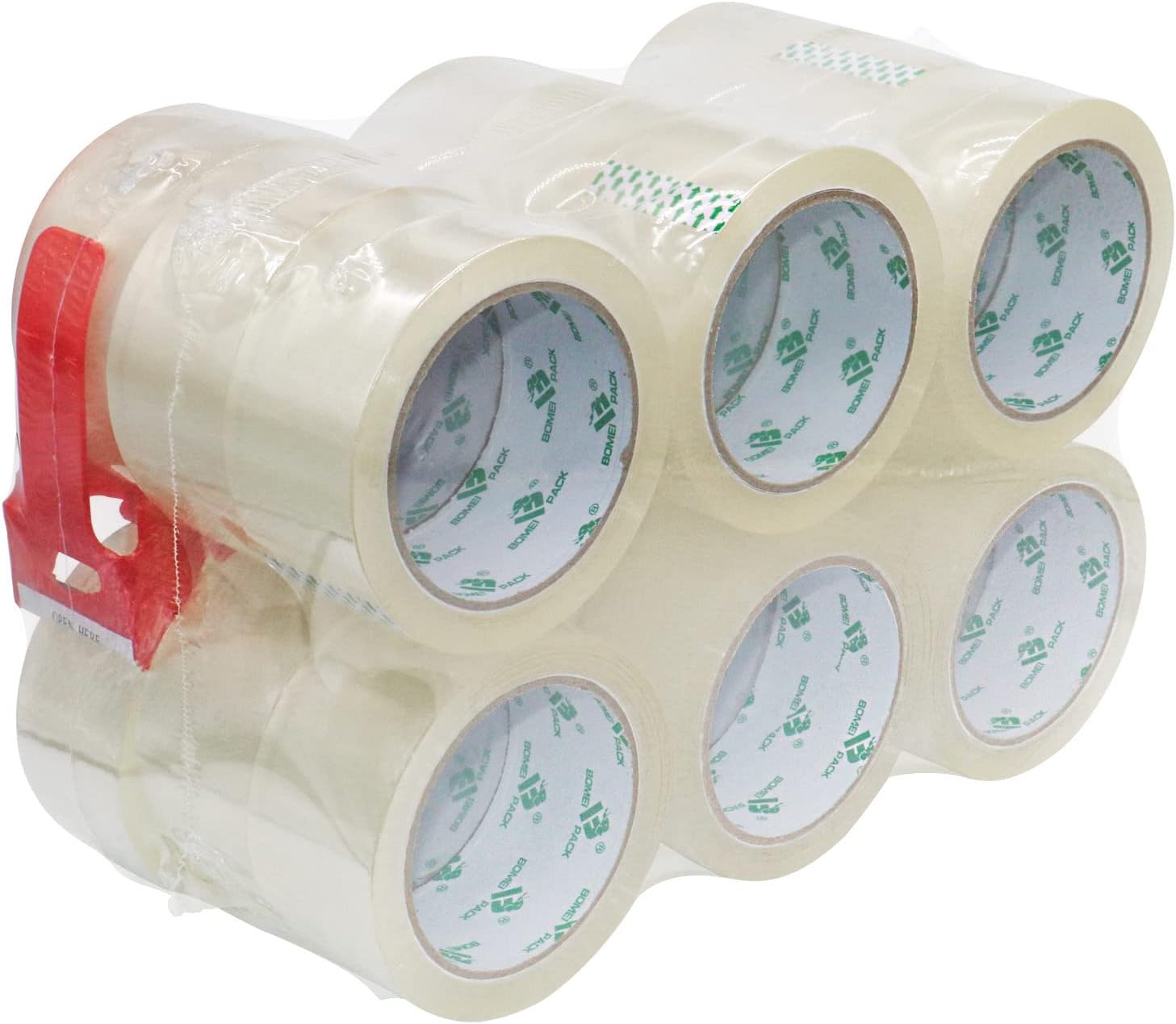 Amazon Basics Lot de 12 rouleaux de ruban adhésif pour emballage, 50 mm ...