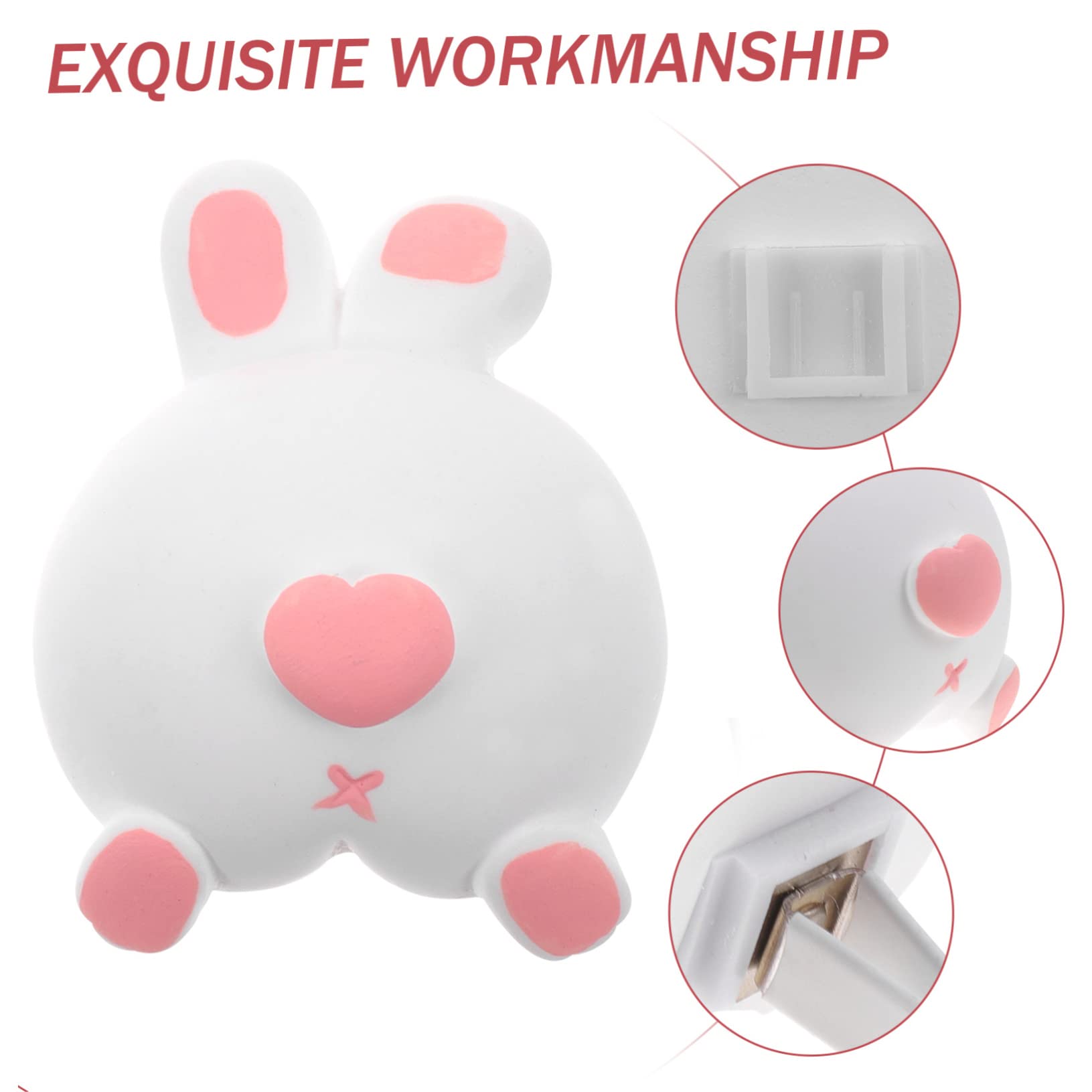 Mobestech 5pezzi Clip Per Auto Con Design Kawaii Diffusore Carino Per Uscita Aria Decorazione Unica e Funzionale Per Veicoli Facile Da Installare e Utilizzare