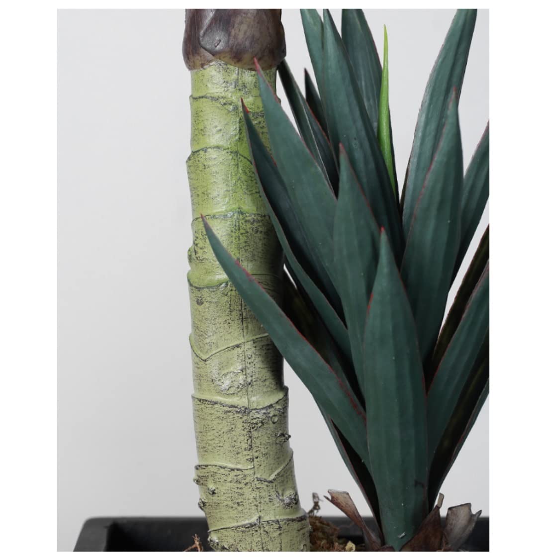 Oairse Piante Di Agave Artificiale, 52 Cm, Pianta Finta In Vaso, Realistica, Pianta Grassa Finta Per Interni, Decorazione Per Casa, Ufficio