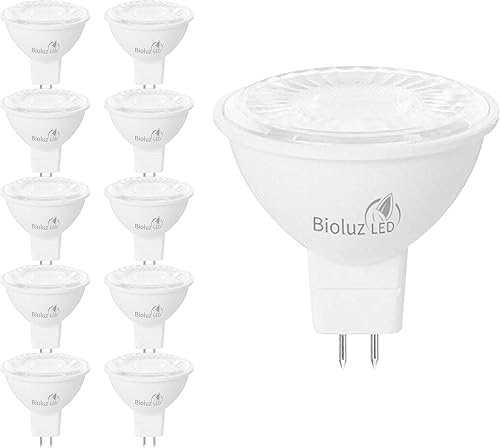 Miniatura 8 de Bioluz LED Bombilla LED MR16, luz LED de 7 W, paquete de 6 bombillas halógenas de 50 W, no regulables, 3000 K, 12 V, CACC, certificación UL, luces